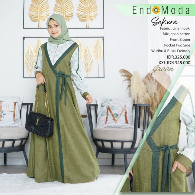 Eid Robe 2022 Sakura Maxi Dress Korean Robe Shopee Malaysia