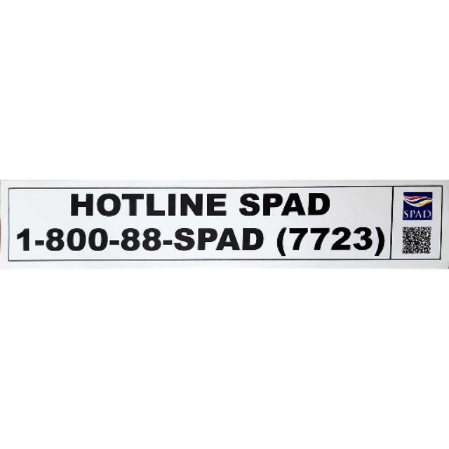 ORIGINAL 3M STICKER LORRY HOTLINE SPAD (463X 86) | Shopee Malaysia