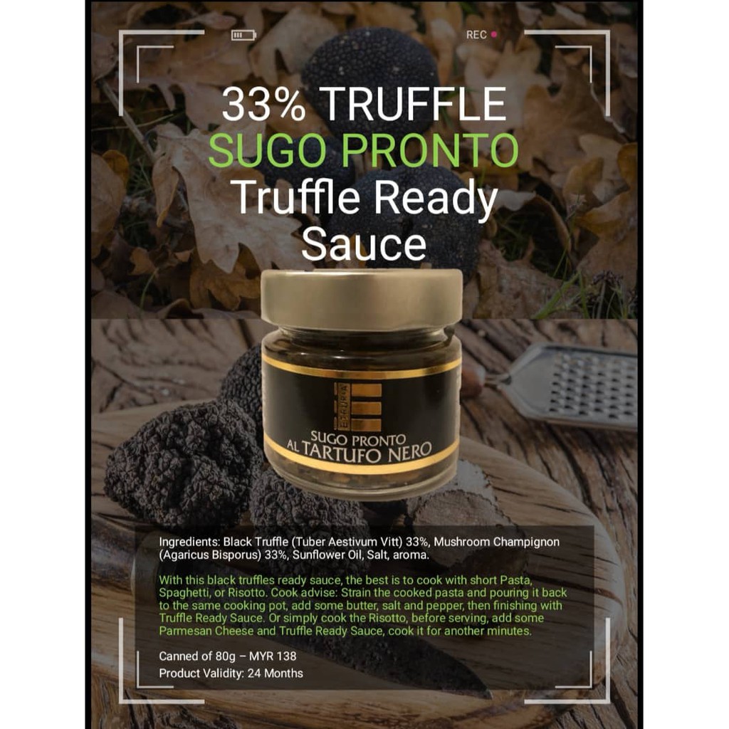 (Halal) Truffle Ready Sauce 80gm ( 33 truffle ) Shopee Malaysia