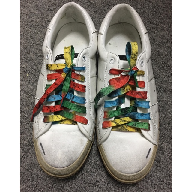 Saint laurent hot sale rainbow sneakers