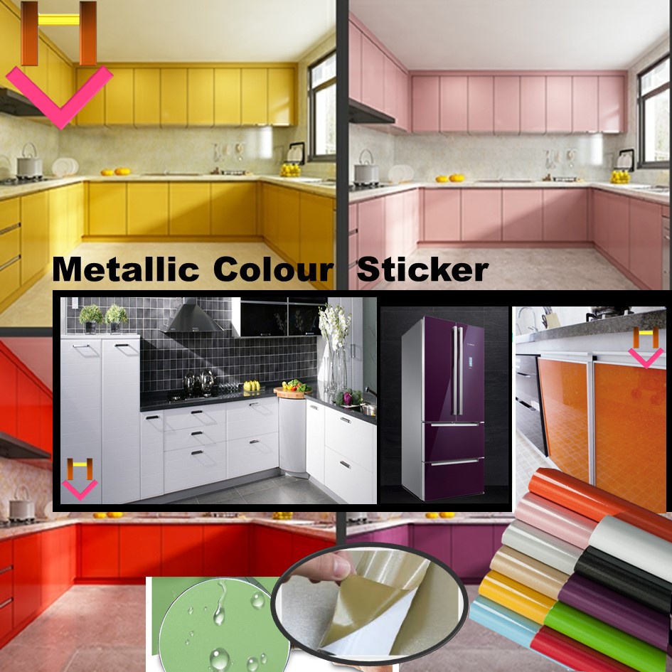 60cm x 5 meter DIY Cabinet Wallpaper Cabinet Furniture Film Kabinet ...