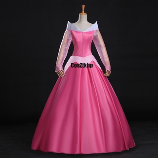  Fun Costumes Women's Disney Sleeping Beauty Dress, Princess  Aurora Pink Gown
