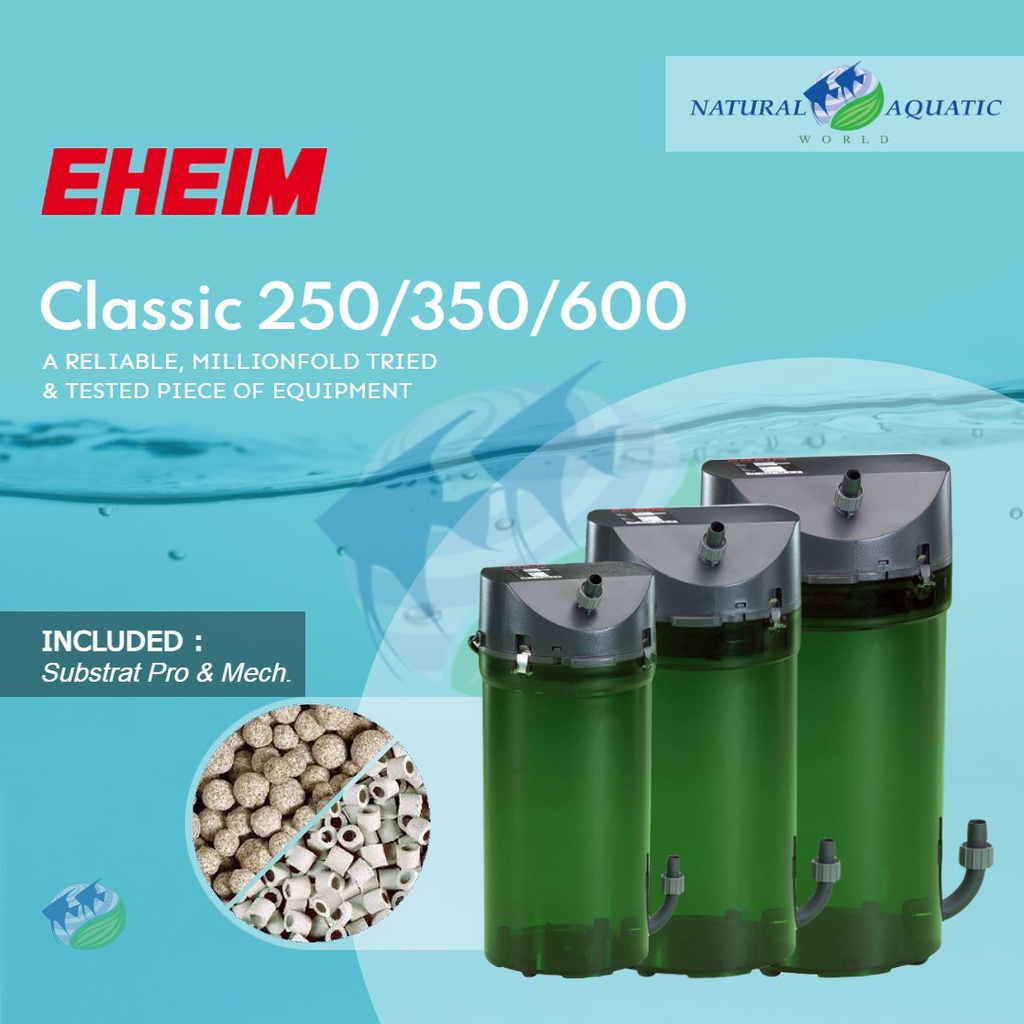 EHEIM Classic 250, 350, 600 External Filter / Canister Filter ( 2213