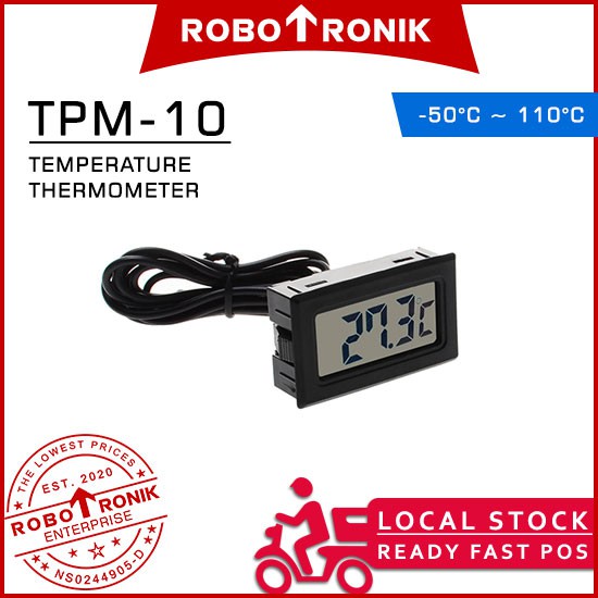 Digital Thermometer TPM-10 - Pool Aquarium Kühlschrank Temperaturmessung