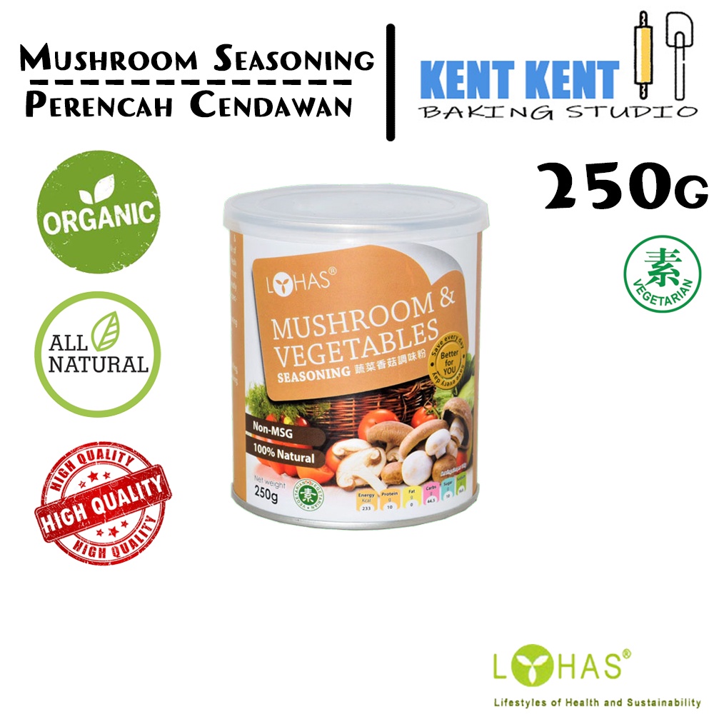 LOHAS Mushroom Seasoning / Perencah Cendawan 250g Shopee Malaysia