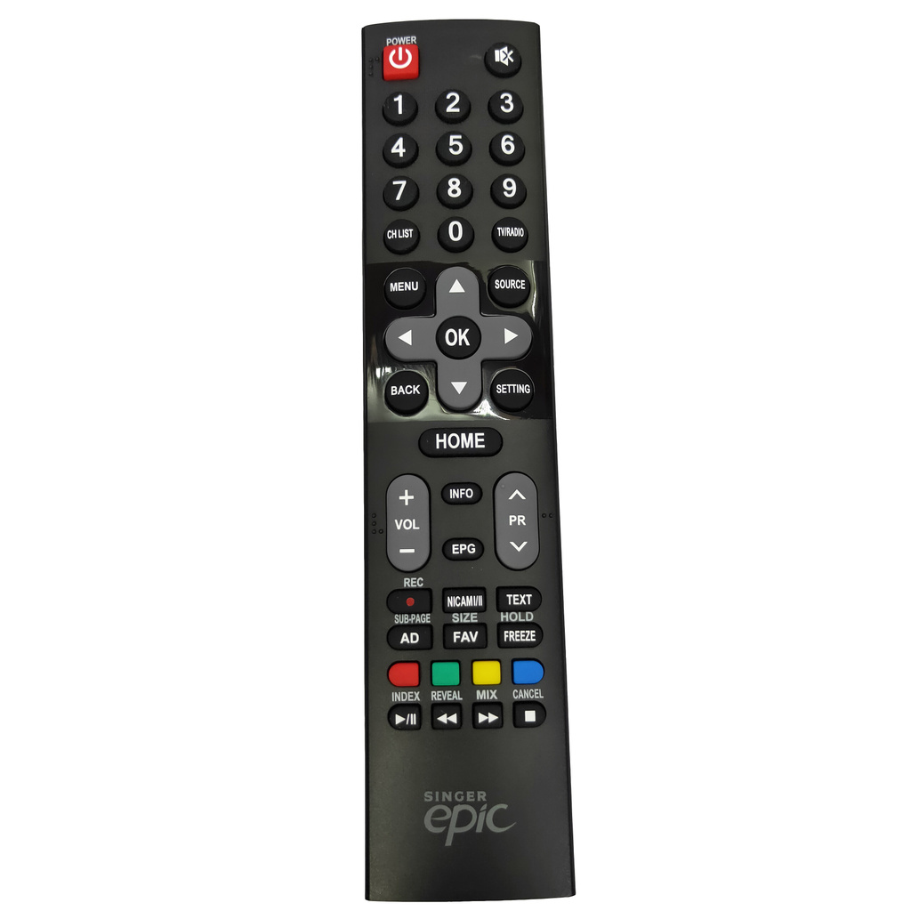 NEW for SINGER epic LCD TV Remote control 539C-266701-W110 ...