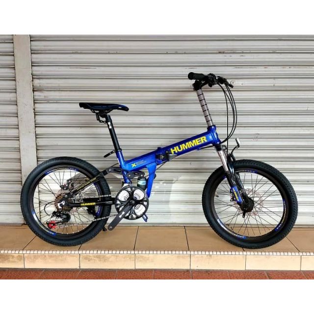 20 INCI HUMMER FOLDING MOUNTAIN BIKE BASIKAL LIPAT MTB Shopee