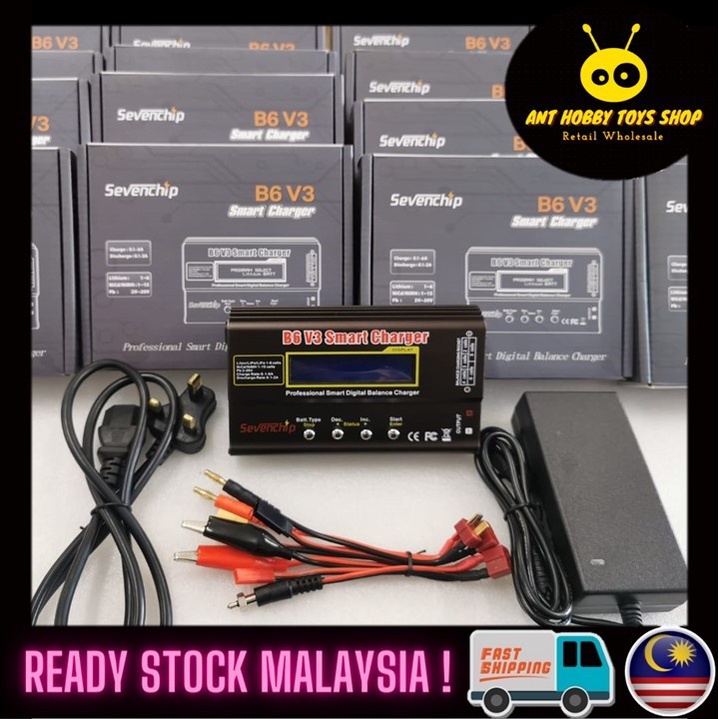80W 6A Lipo Battery Balance Charger Discharger For LiPo,Li-ion,Li-Fe,LiHV Battery (1-6S), NiMH,NiCd (1-15S), Rc Hobby Battery Balance Charger