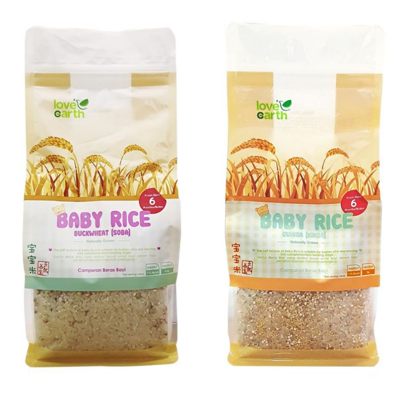 LOVE EARTH Organic Baby Rice 有机宝宝米 | Shopee Malaysia