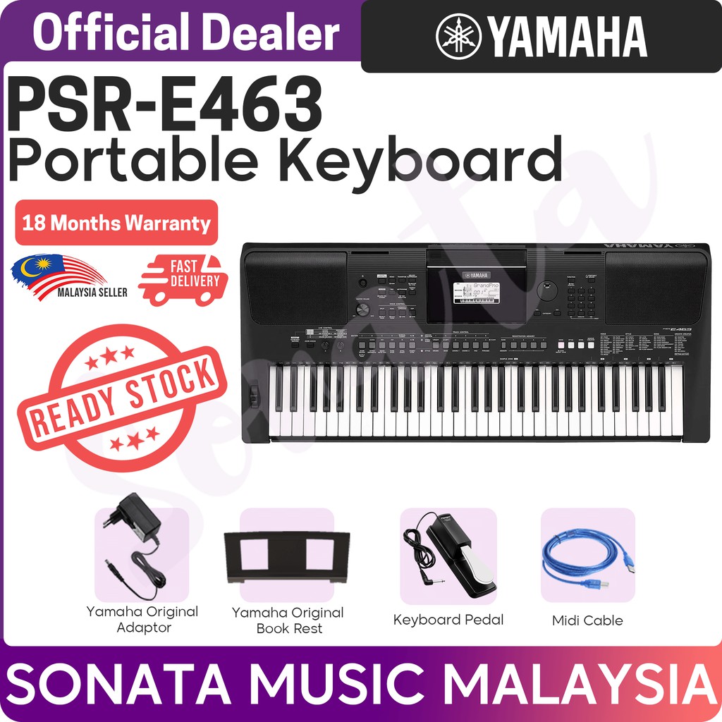 Yamaha psr deals e463 midi