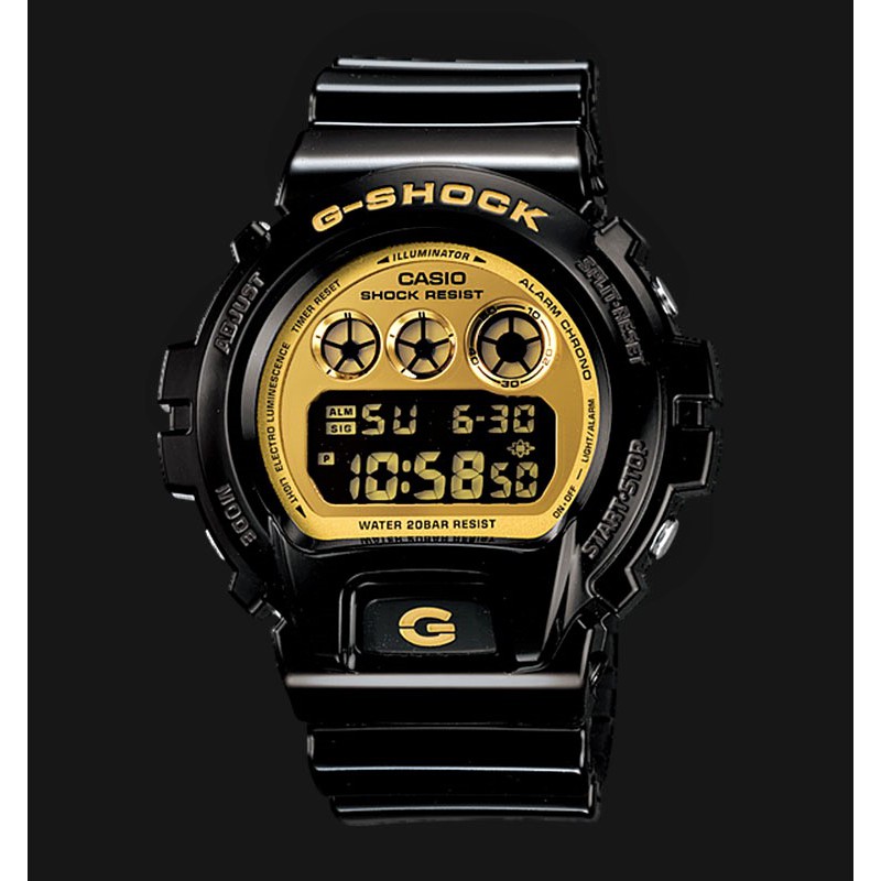 G shock dw hot sale 6900 black gold