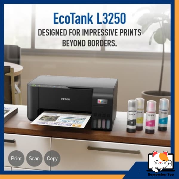 Epson L3210l3250l3256 Printer Ink Tank 3 In 1 Printscancopy Photostat Colour Printer Save 3493