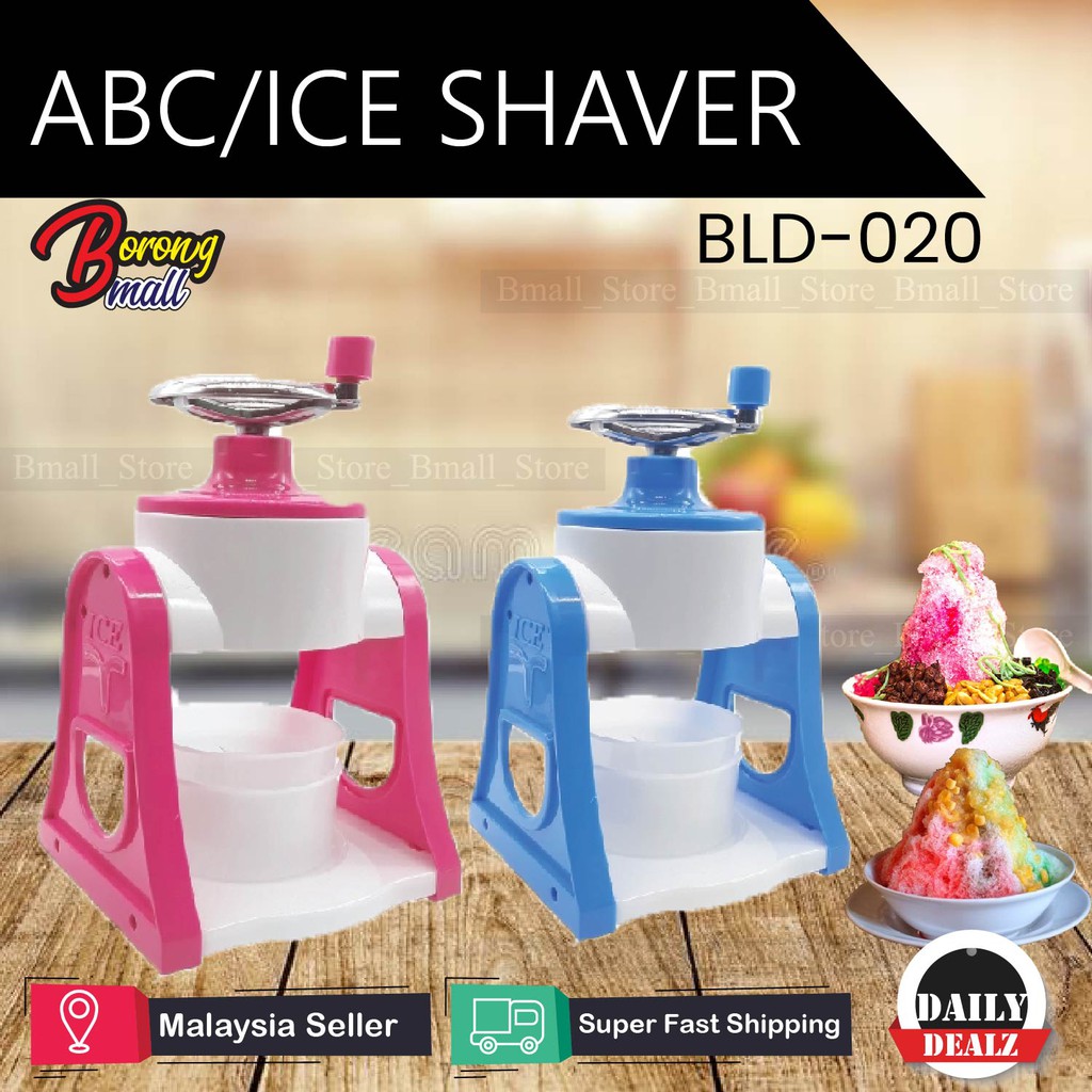 Hot Item ‼️ Blueidea Manual Ice Shaver Ice Crusher Hand Crank Shredding Snow Cone Shopee Malaysia