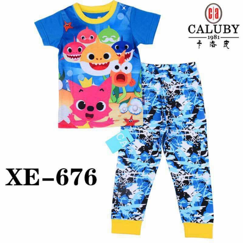 Baby Shark Pajamas Caluby Shopee Malaysia