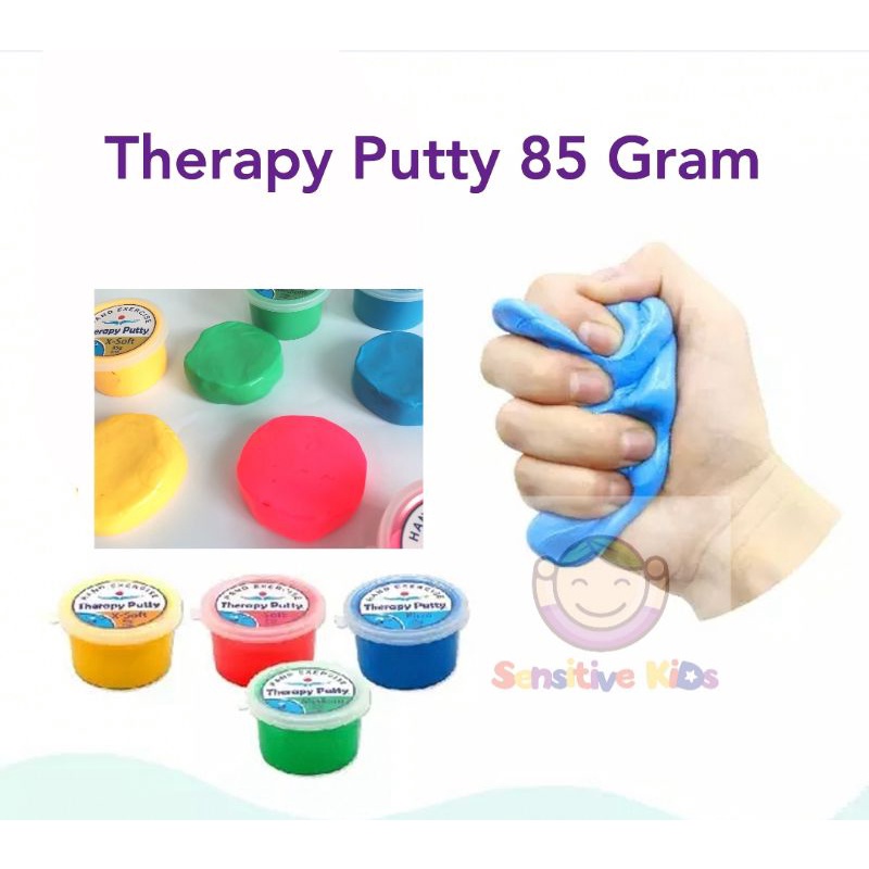 BOLEH Therapy Putty 85 Gram, Finger Exercise, Fine Motor Skill Training ...