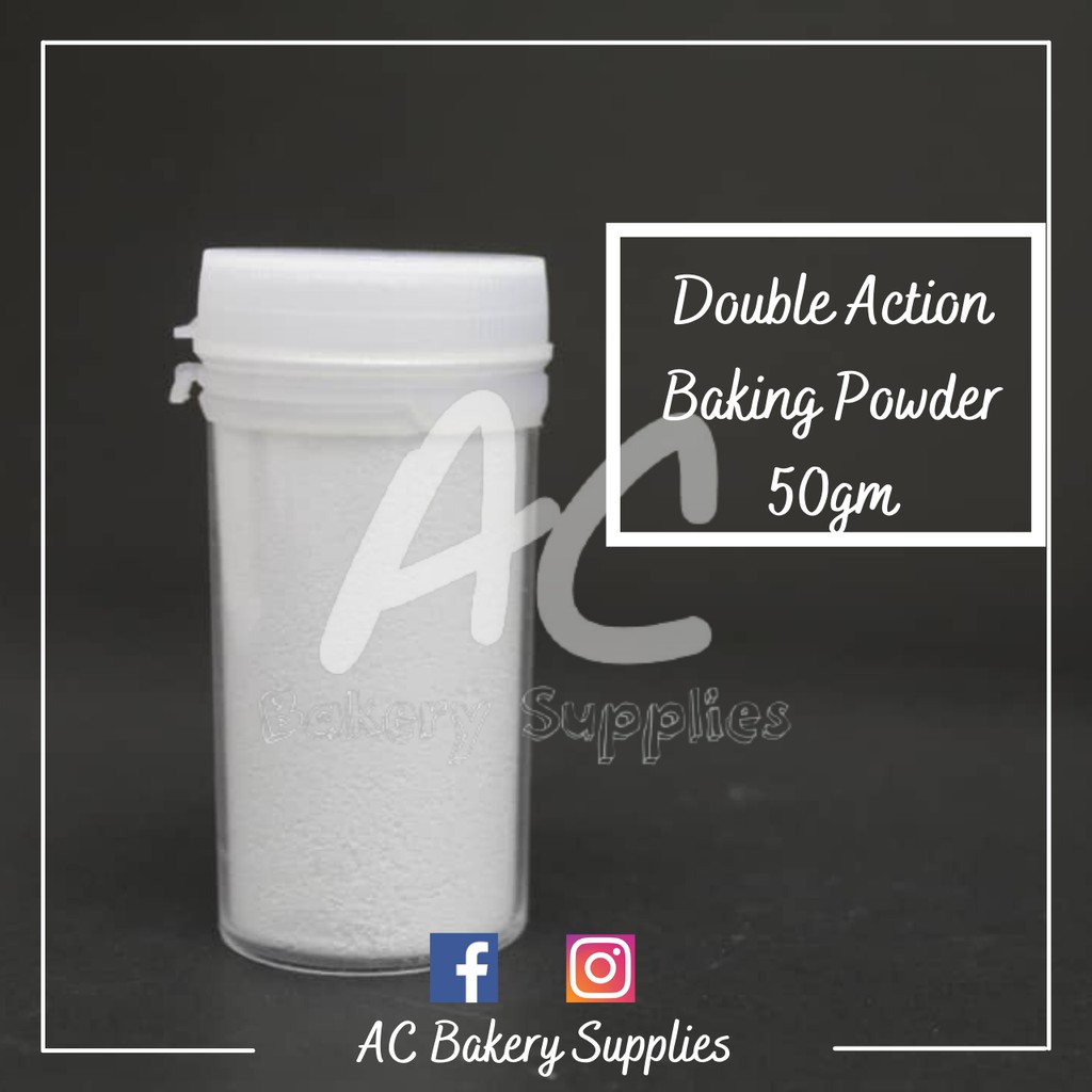 [MOVING OUT SALE] [HALAL] Double Action Baking Powder 50gm | Shopee ...