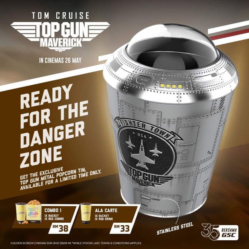 The Top Gun Maverick Series GSC Cinema Original Movie Merchandise