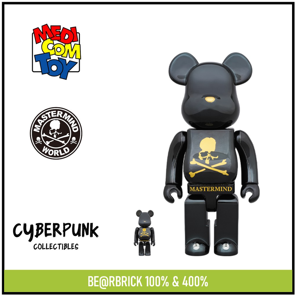 BE@RBRICK Bearbrick Mastermind World 100% and 400%