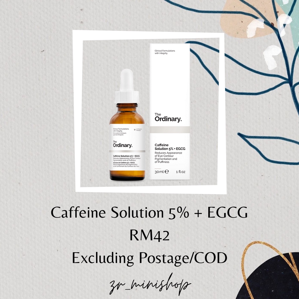 CAFFEINE SOLUTION 5% + EGCG | Shopee Malaysia