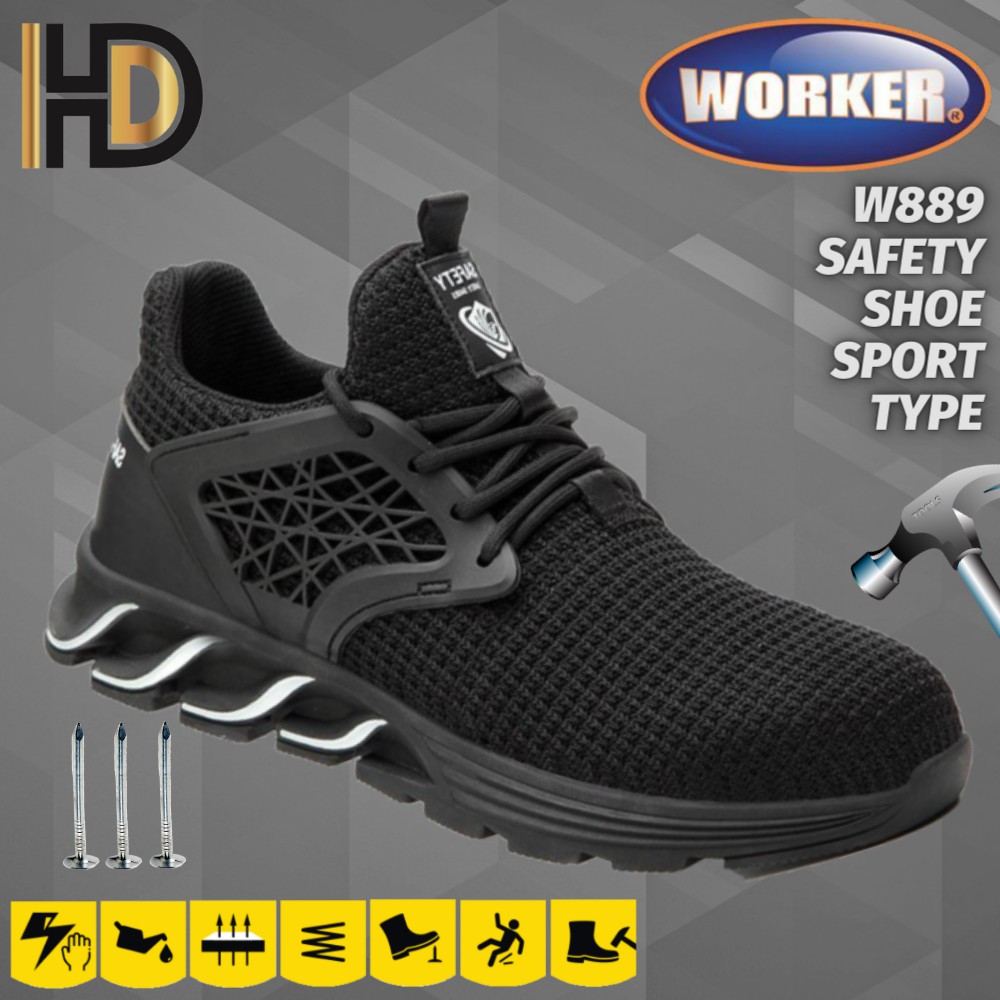 WORKER W889 Super Stylist Sport Type Safety Shoe With Steel Toe Cap ...