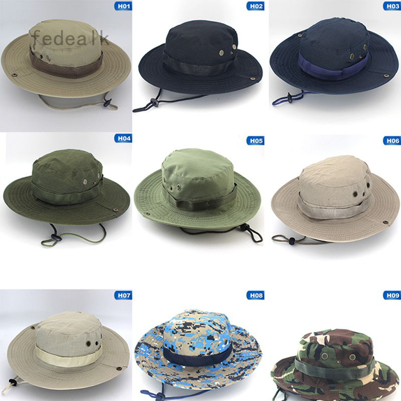 2024 Hunting Fishing Camping Outdoor Bucket Hat With Adjustable Strap ...