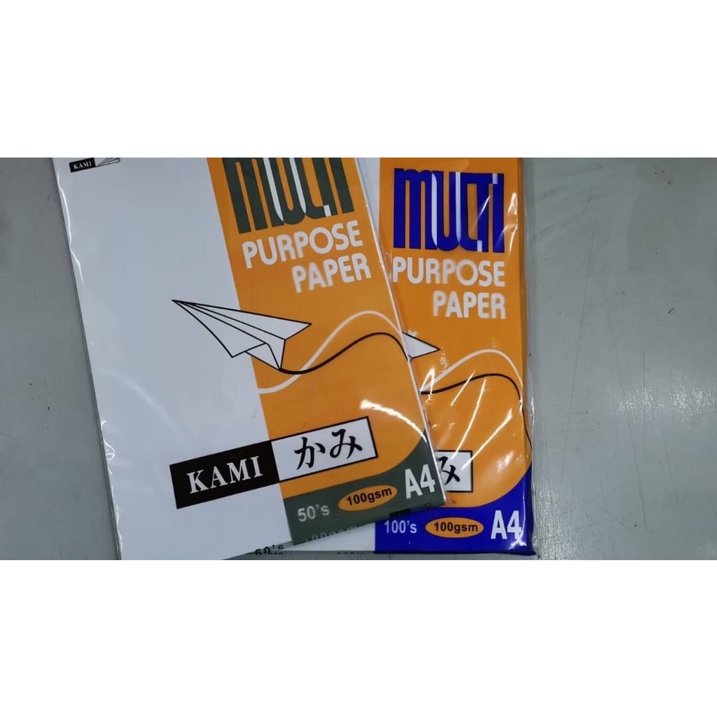 Kami 100gsm multi purpose paper ( A4 ) | Shopee Malaysia