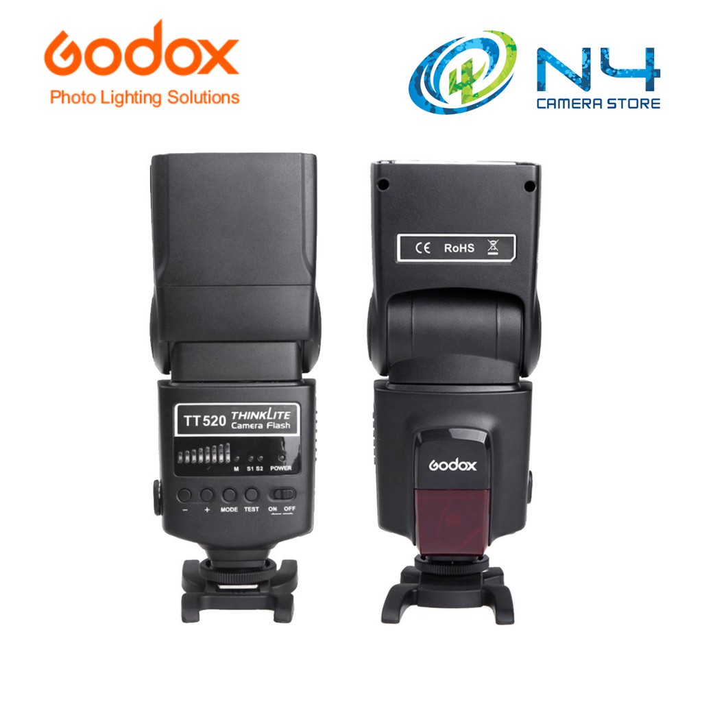 Godox TT520 II Flash with Build-in 433MHz Wireless Signal & Trigger for ...