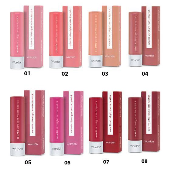 WARDAH Colorfit Ultra Matte Lipstick | Shopee Malaysia