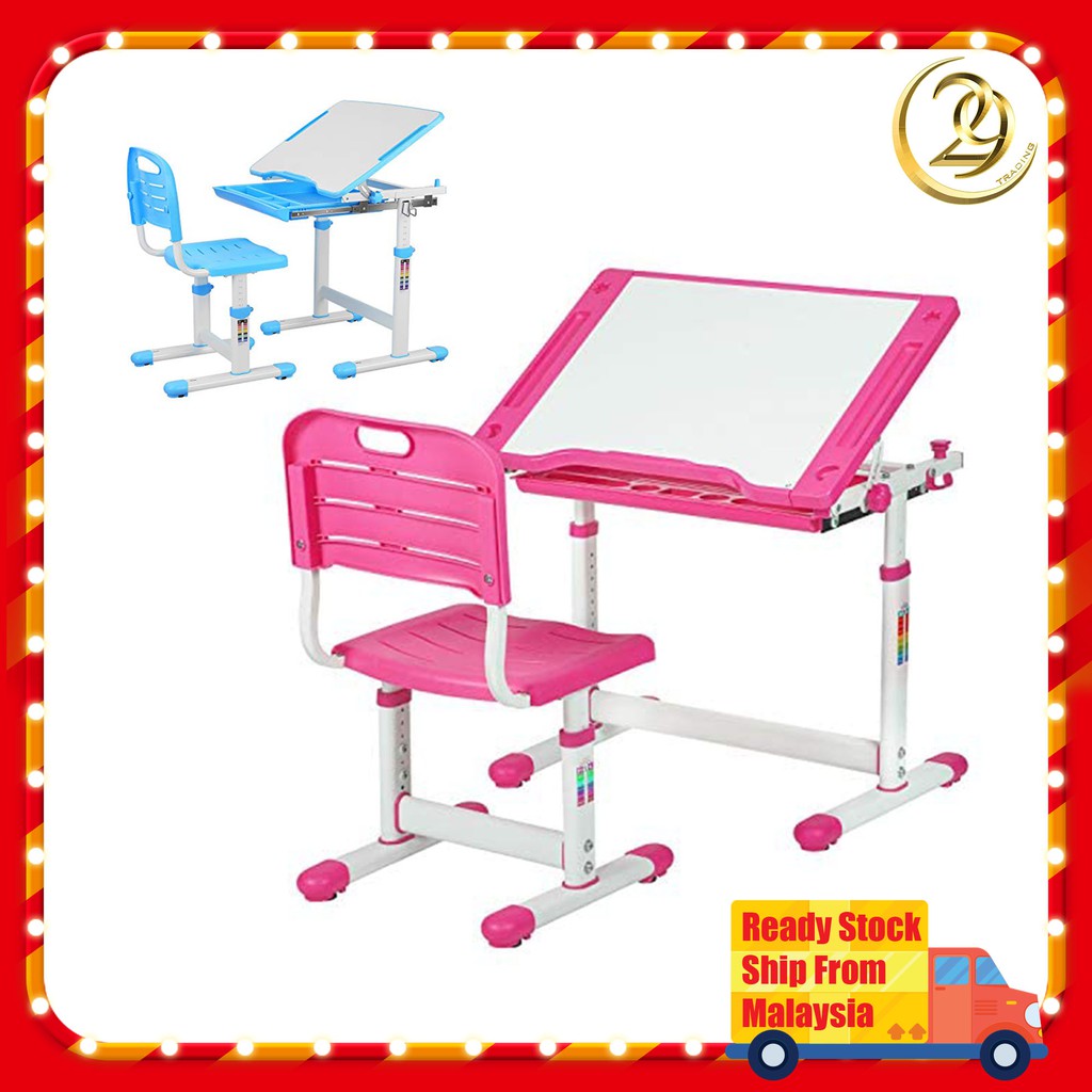 Children Learning Table Desk Simple Writing Tables and Chairs Set Desks