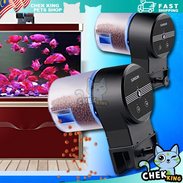 Sunsun Intelligent Timing Fish Feeding Machine Fish Tank Auto Feeder ...