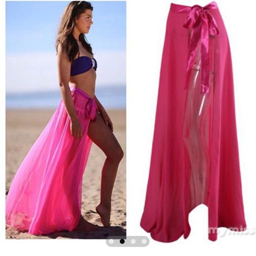 Women Bikini Cover Up Swim Beachwear Long Maxi Wrap Sarong Beach