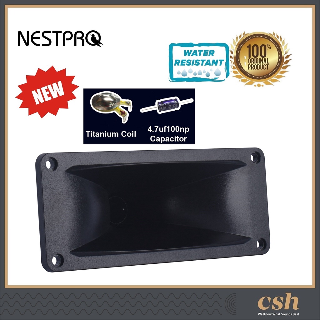 NESTPRO AXC7800 Professional Super Tweeter For Swiftlet Farming (3 inch ...
