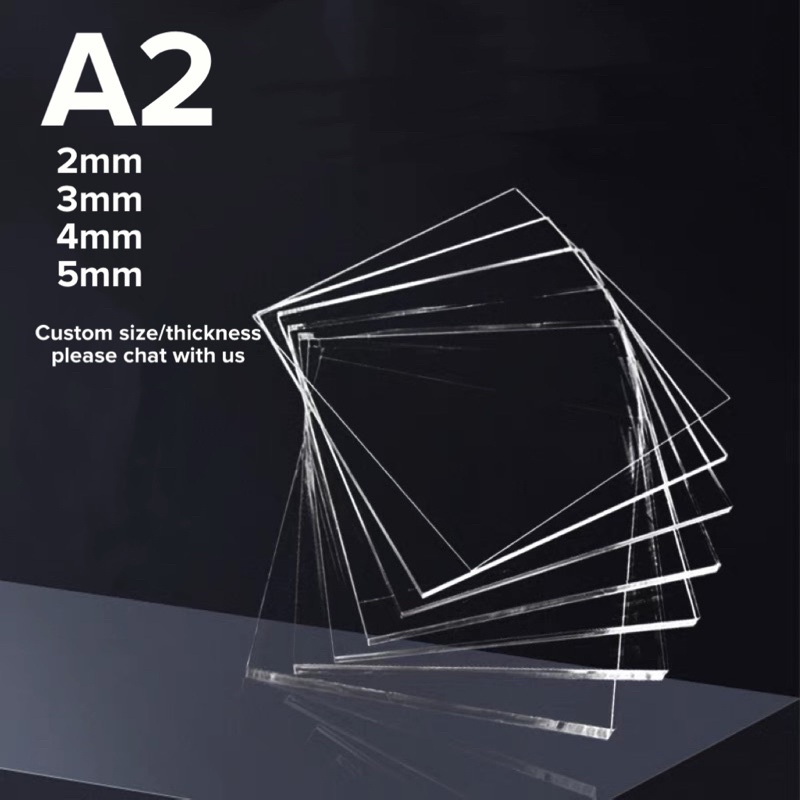 A2 Acrylic Sheet Transparent Clear Plexiglas Perspex Casting Acrylic ...