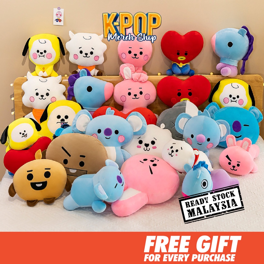 BTS MERCH SHOP, BT21 Plush Pillow Dolls