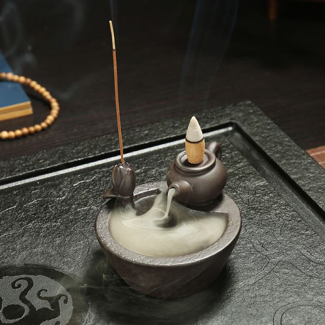 DualPurpose Incense Burner Stick Lying Stand Backflow Pagoda Can Use