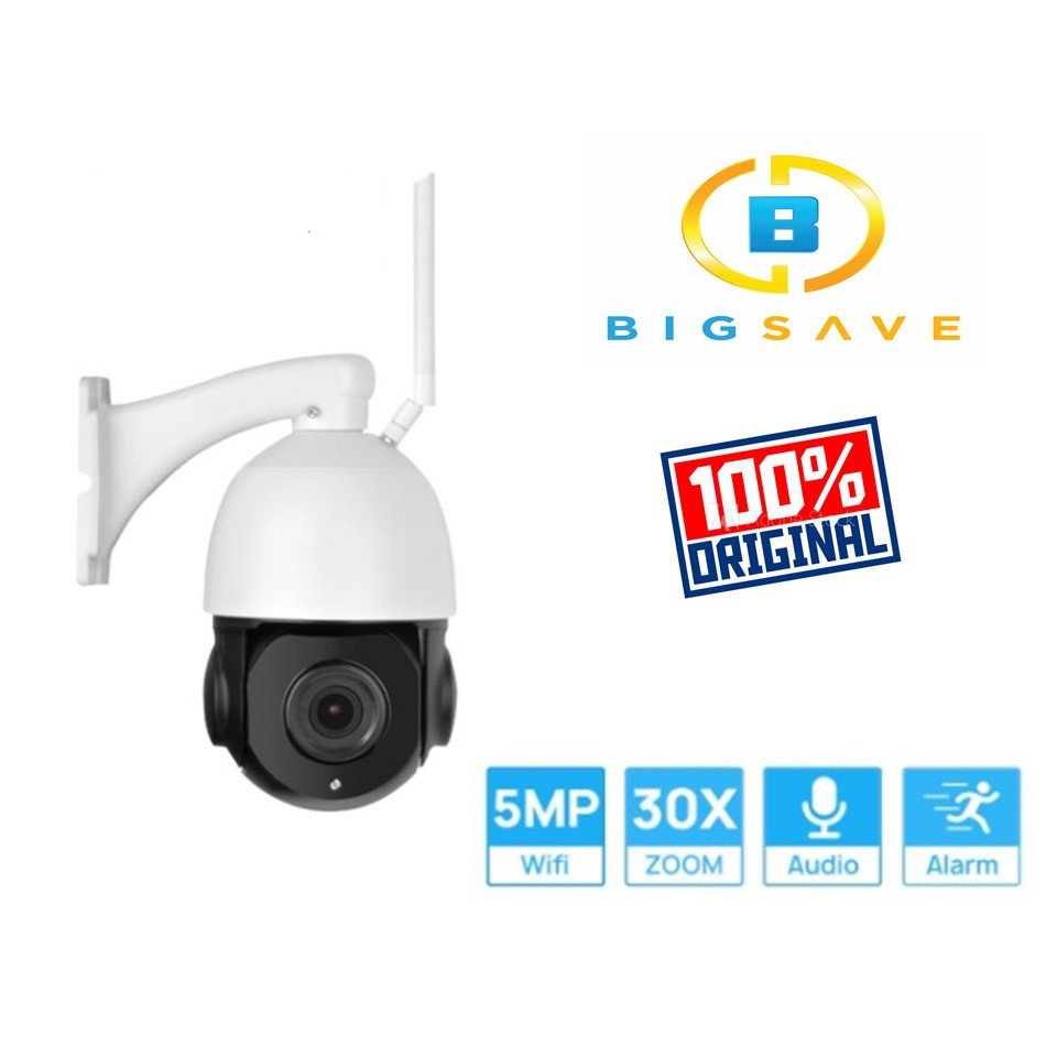 WIFI IP CAMERA 5MP 30X OPTICAL ZOOM PTZ HUMAN DETECTION TWO WAY AUDIO ...