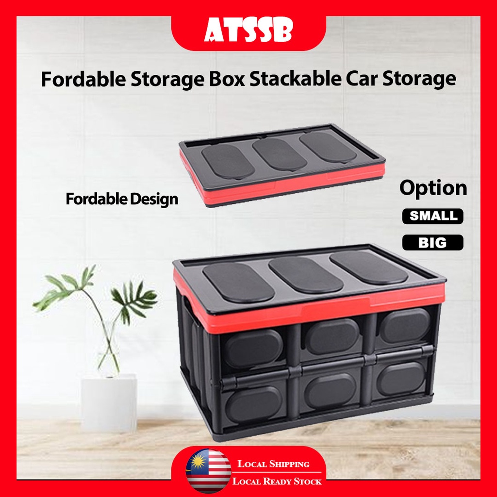 ATSSB Foldable storage Box Collapsible Bin Container Box Stackable ...
