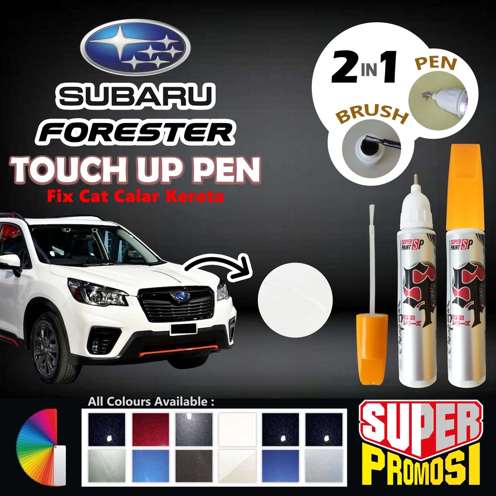 SUBARU FORESTER Touch Up Pen 2in1 Pen & Brush DIY Scratch Repair Fix ...