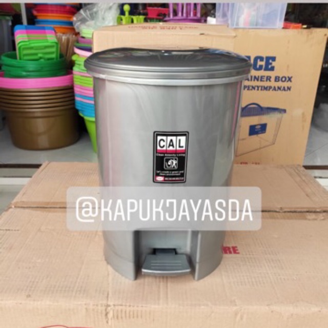 Trash Trash/Step On Dustbin 12 Liter [Plastic/GRAB] | Shopee Malaysia