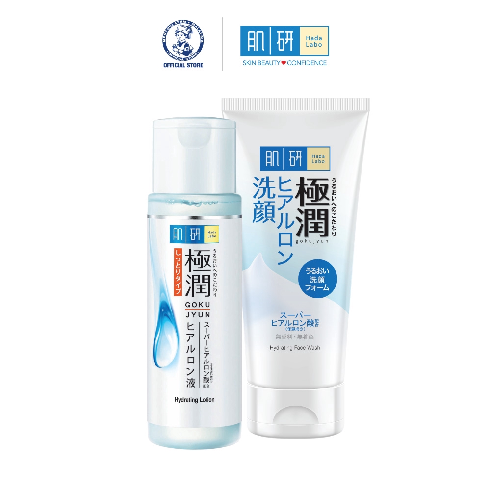 Hada Labo Hydrating Face Wash 100G + Hydrating Lotion 170ml (Exp May