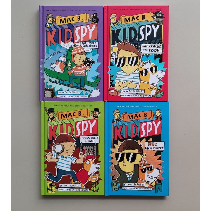 UK MAC B KID SPY 4 BOOKS HARDCOVER | Shopee Malaysia