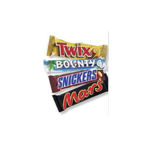 (Ready Stock!!) Minis Mixed (Bounty Mars Snickers Milkyway) Funsize ...