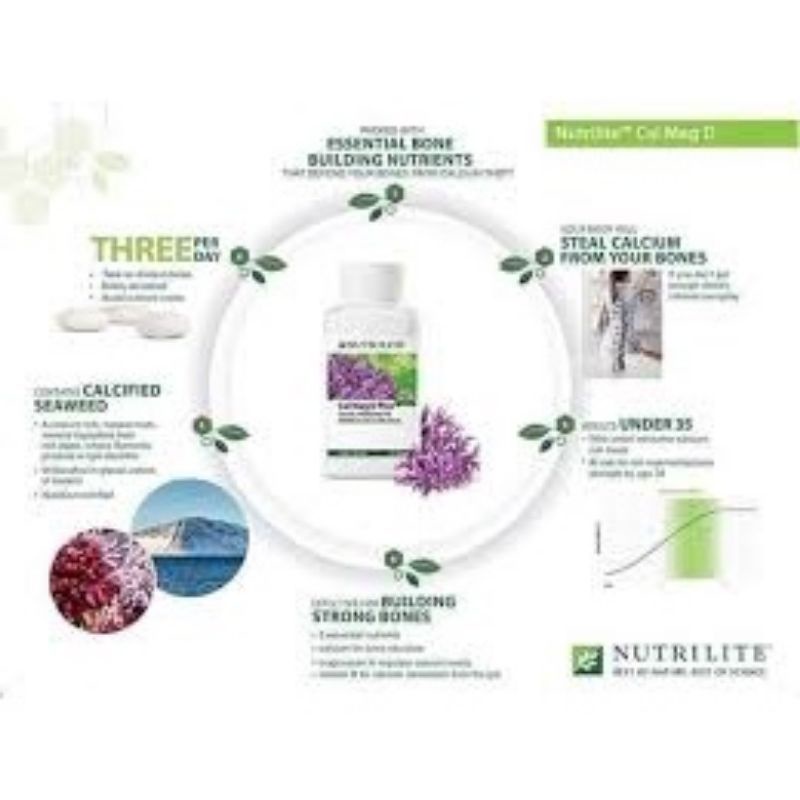 [ORIGINAL] AMWAY NUTRILITE CALCIUM MAGNESIUM VITAMIN D3 PLUS Shopee