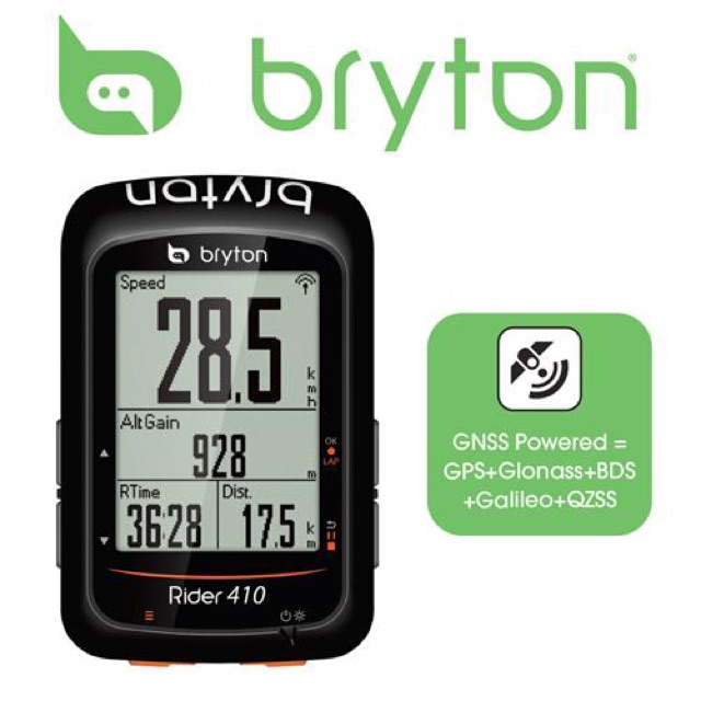Ciclocomputer GPS Bryton Rider 410T – Con Ricezione 5 Satelliti, 35h Di Batteria E Notifiche Smart