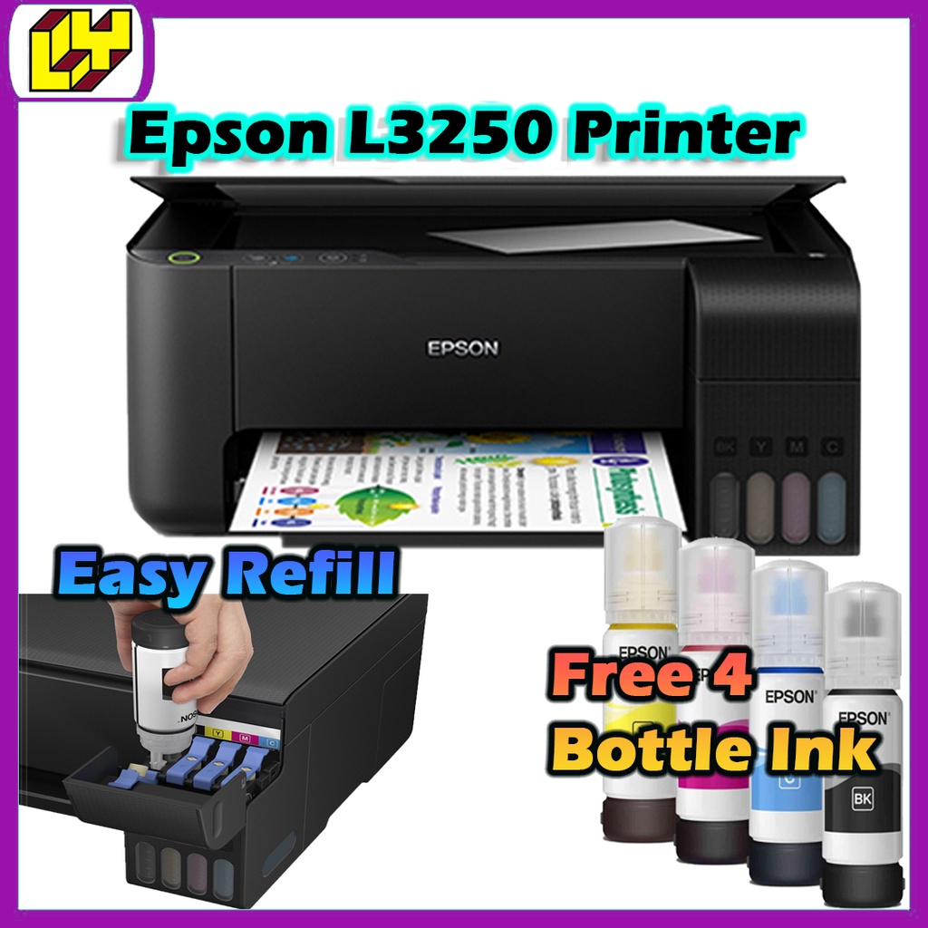 Epson L3250 Pinter Inkjet L3250 Epson All in One Printer Epson EcoTank ...