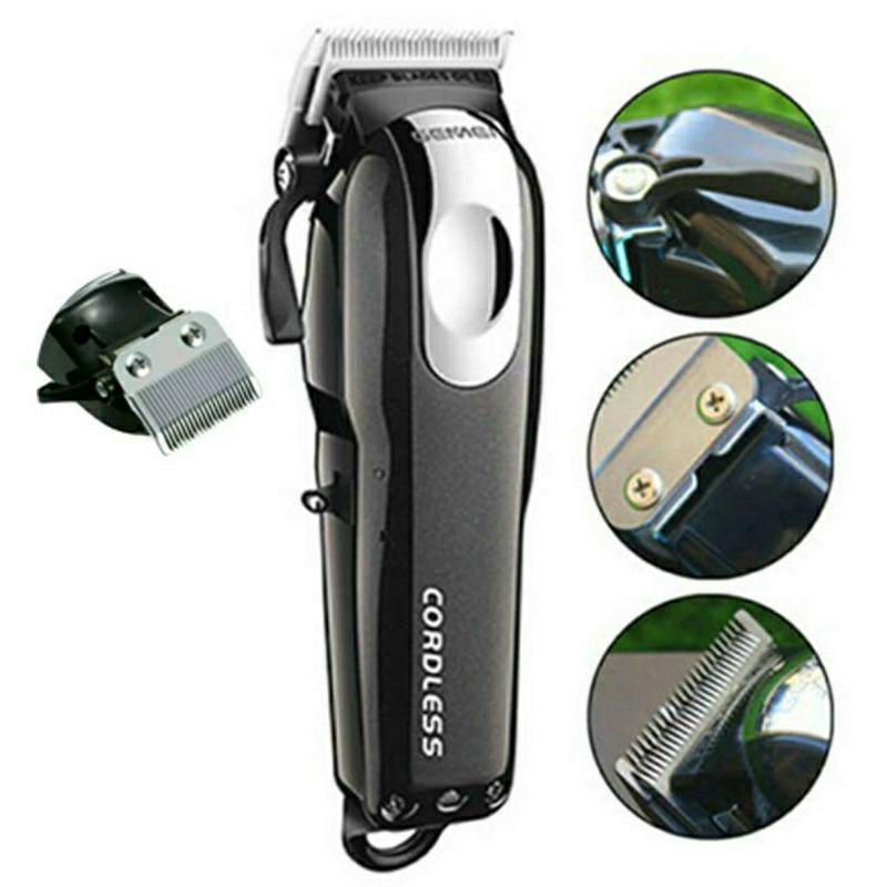 High Quality)MESIN Potong Rambut GEEMY Professional rechargeable ...