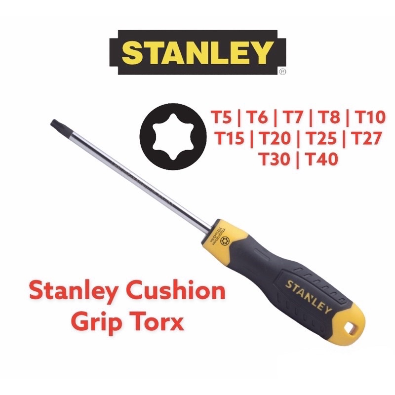 STANLEY Torx Bits T30 – 1/4 Zoll Antrieb, 25 Mm Länge, 25 Stück, Sechskant-Einsatz