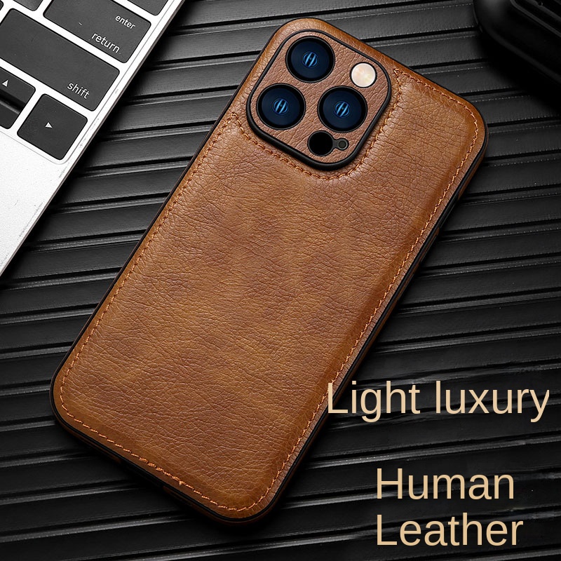 Luxury High-end Leather Case for iPhone 13 Pro Max 14 15 Pro 12 11 XS ...