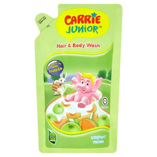 CARRIE JUNIOR Hair&Bodywash Yoghurt btl 1000ml (free finger puppet ...