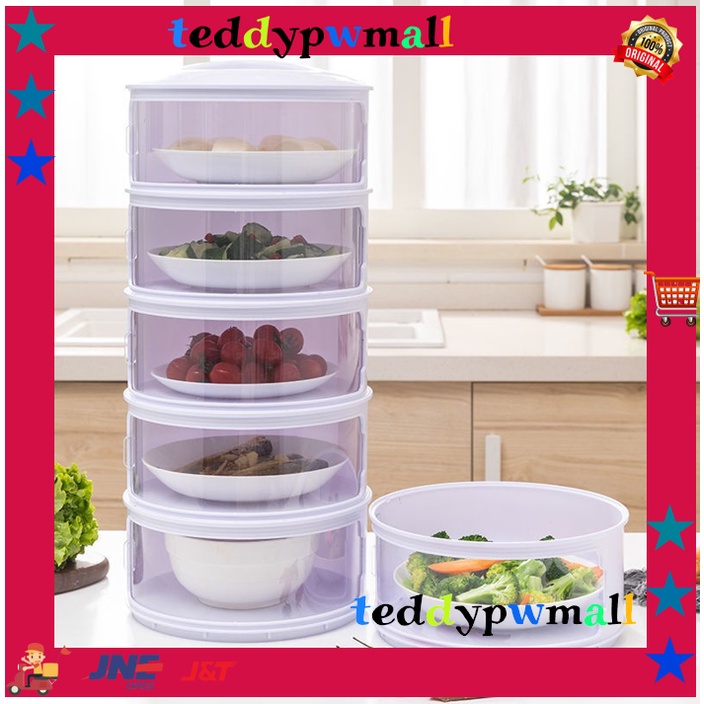 Stacking Food Fruit Cake Storage Cover Portable Cooking Food Hood Rack